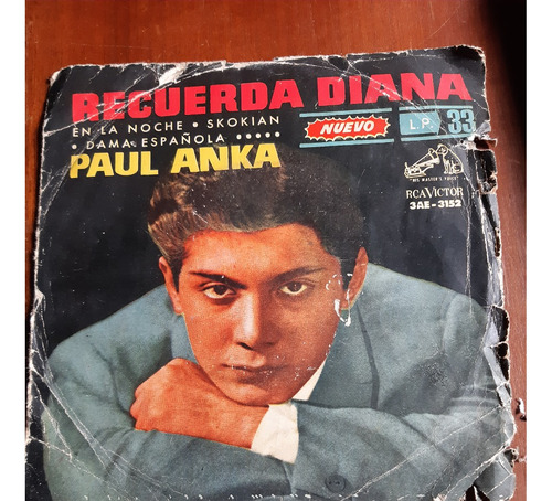 Paul Anka Lp De Vinilo Simple Recuerda Diana Usado