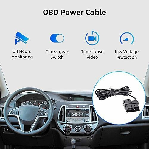 Kit Cable Duro Obd Vehiculo Para Camara Salpicadero 12