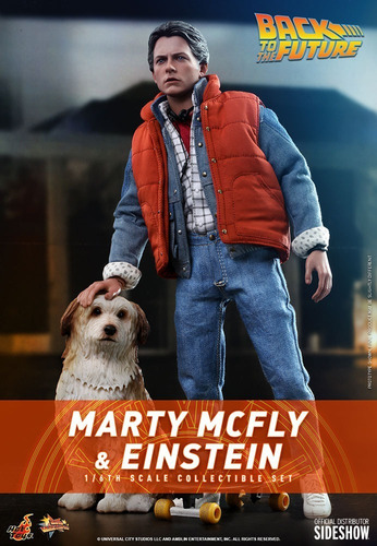 Hot Toys Back To The Future Marty Mcfly And Einstein