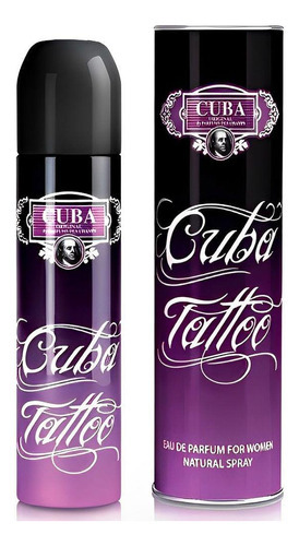 Eau Parfum para mujer Cuba Tatoo, perfume femenino, 100 ml, 100 ml