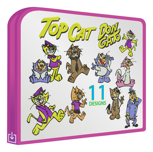 Don Gato Set 11 Matrices Bordadoras Infantil Bordar Ropa