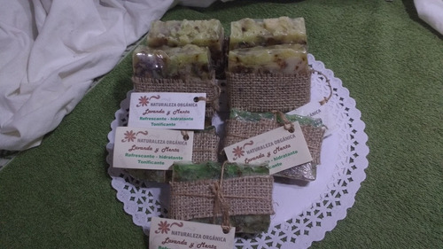 Jabon Antiseptico-tonificante-refrescante De Lavanda-menta