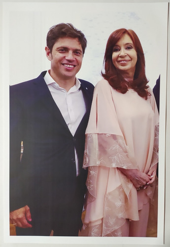 Poster Lamina Cristina Kirchner Axel Kicillof2019 Laser Rock