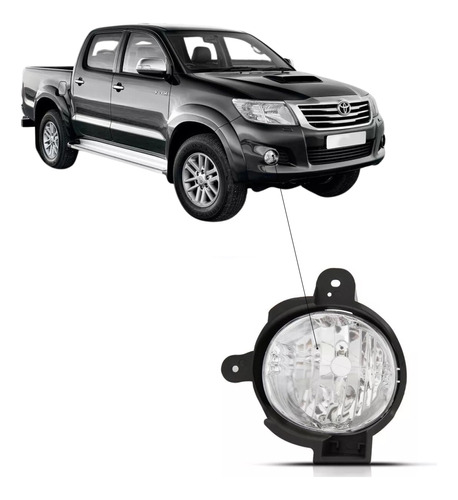 Faro Auxiliar Toyota Hilux 2012 2013 2014 2015 Derecho