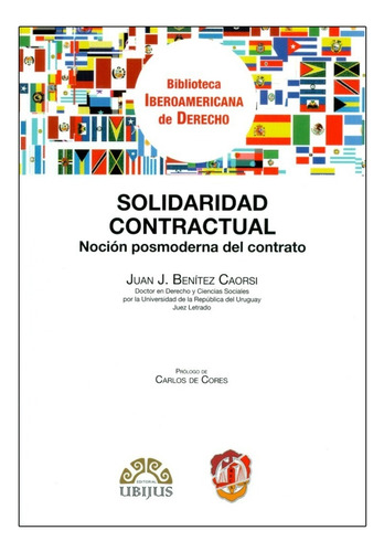 Solidaridad Contractual: Noción Posmoderna Del Contrato, De Benítez Caorsi, Juan J.. Editorial Ubijus, Editorial Sa De Cv, Tapa Blanda, Edición 1ª Edición En Español, 2013