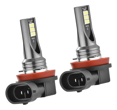 2 Faros Antiniebla Led Para Coche, 24 W, Cc, 9 V-36 V,