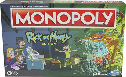 Monopoly: Juego De Mesa De Edición Rick And Morty, Juego De 