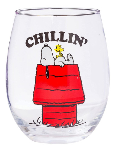 Silver Buffalo Peanuts Snoopy Y Woodstock Chillin - Copa Sin