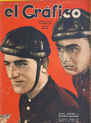 El Gráfico, 955 Octubre 1937, Deportes Fútbol, Ez4g