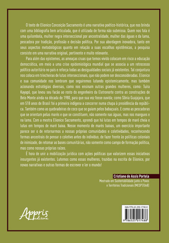 Da Diáspora Negra ao Território de Terra e Águas: Ancestralidade e Protagonismo de Mulheres na Comunidade Pesqueira e Quilombola Conceição de Salinas-BA, de Sacramento, Elionice ceição. Editorial Appris Editora e Livraria Eireli - ME, capa mole em português, 2022