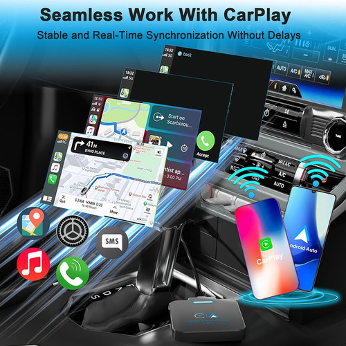 Adaptador Automático Carplay Android 2 En 1 Adaptador Carpla