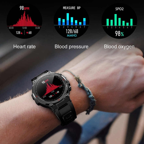 Imagen 4 de 10 de Smartwatch Jazak K22 Pro Oximetro Llamadas Presion Sport