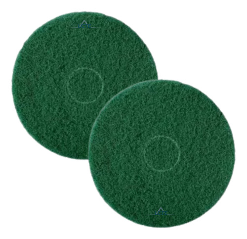 2 Disco Limpeza Verde 350mm Enceradeira Cleaner Allclean