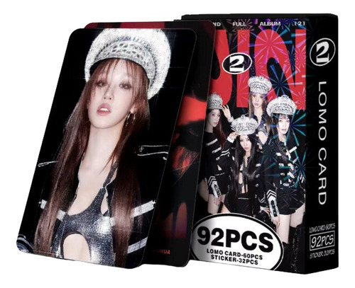 92 Piezas (60 Photocards + 32 Stickers) De Gi-dle / (g)i-dle