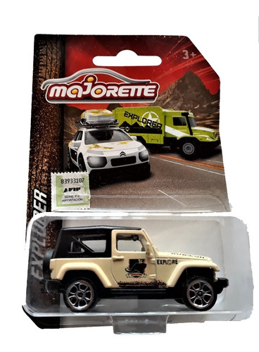  Jeep Wrangler Explorer De La Marca Francesa Majorette 