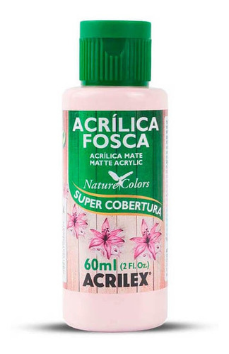 Tinta Acrílica Fosca 60ml Rosa Cotton 894 Acrilex