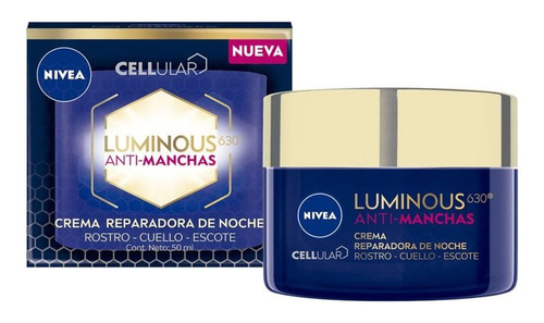 Crema Nivea Cellular Luminous Noche X 50ml