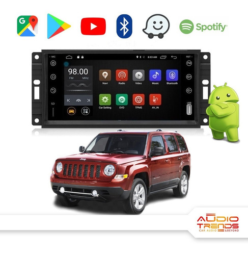 Stereo Pantalla Multimedia 7 Wifi Gps Jeep Patriot Ahora12
