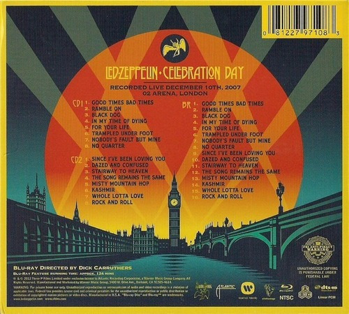Led Zeppelin Celebration Day 2 Cd's 1br Importado Eu