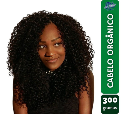 Cabelo Orgânico Em Tela Cacheado Maui - Ser Mulher - 300 Gr Cor #1