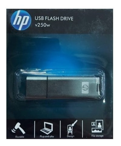 Imagen 1 de 3 de Pendrive Hp 4gb Usb Flash Drive 2.0 V250w Pack 2 Unidades