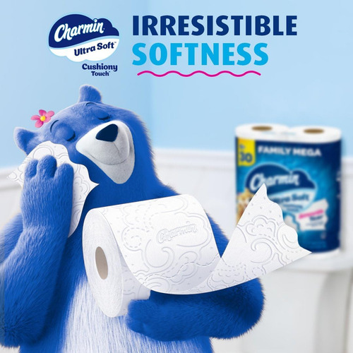 Papel Higiénico Charmin Ultra Soft Cushiony Touch, 24...