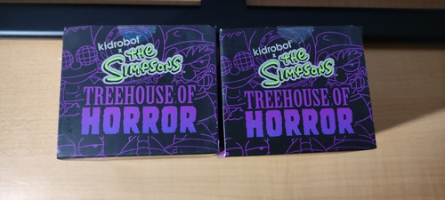 Los Simpsons Kidrobot 3 In Kang & Kodos Brillan Obscuridad (Usado)