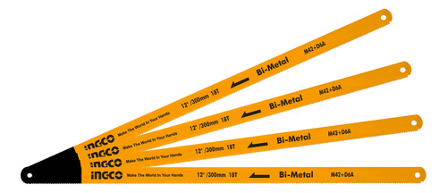 Hoja De Sierra 12  18 Dientes Ingco Hsbb12186
