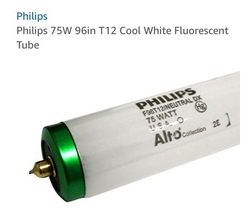 Tubo Fluorescente F96t12/d Slim Line 75w Philips Alto