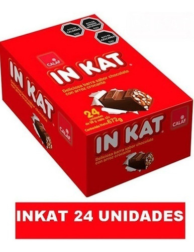 Chocolate In Kat Caja 24 Unidades 672gr
