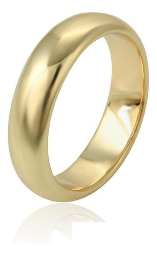 Anillo Argolla Matrimonio Oro 14k Laminado Unisex