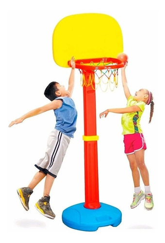 Imagen 8 de 10 de Tablero Básquetbol C/ Base Rellenable Altura Regulable Crazy