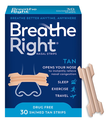 Breathe Right Tiras Nasales Originales | Tiras Nasales Bronc