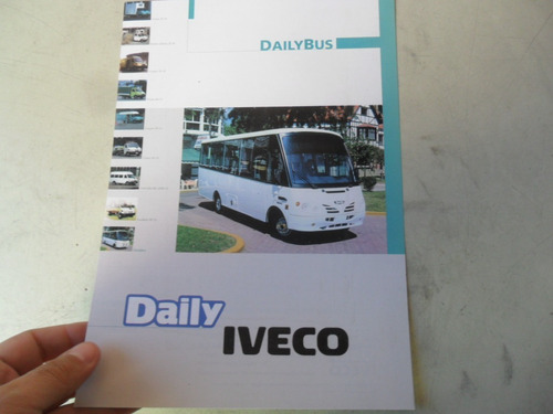 Folleto Colectivo Bondi Fiat Iveco Daily 2001 Micro Bus