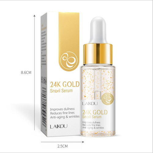 Serum Anti Rugas Clareador Facial 24k Gold Snail Importado