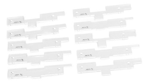 10 Barras De Montaje De Mesa Para Fresadoras, Acrílicas Tran