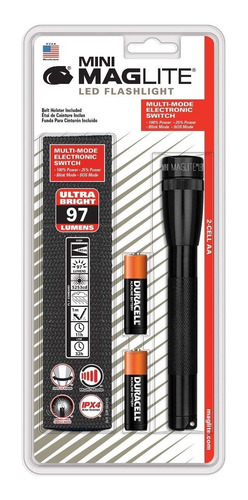 Imagen 2 de 8 de Linterna Led Maglite Mini 97 Lumens 2aa Con 4 Modos 145 Mt.