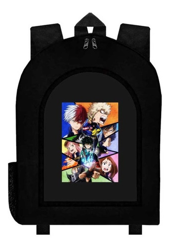 Mochila Negra Boku No Hero Academia A137