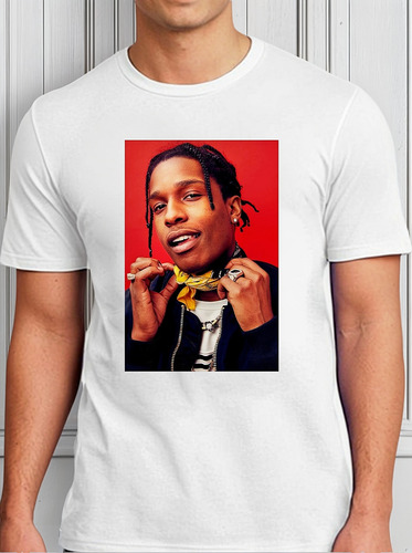 Remera Personalizada Asap Rocky Unisex Rapero Rap Algodón