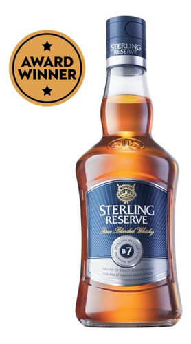 Miniatura Wisky Sterling Reserve 180ml (vidrio)