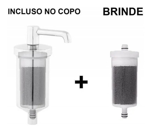 Torneira Gourmet Com Filtro Cozinha Luxo Parede Metai Inox