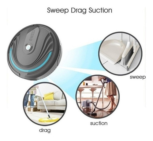 Automática Hogar Mopping Robot Limpiador Aspiradora Piso