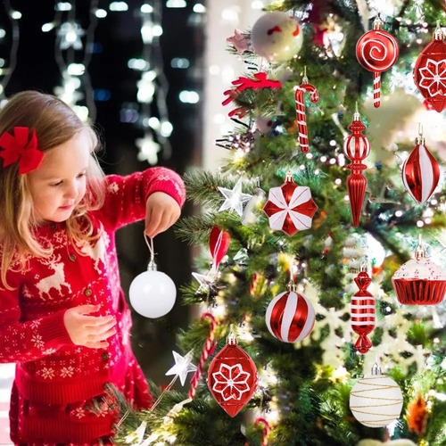 ( 24 Piezas De Colgantes For Árboles De Navidad,
