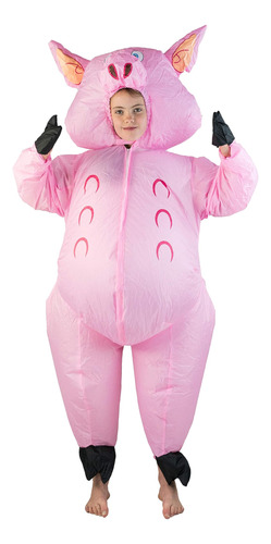 Disfraz Hinchable Rosa De Bodysocks Fancy Dress Para Niños (