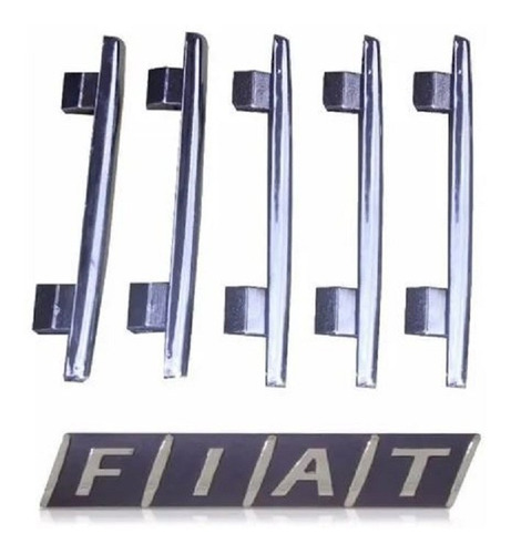  Kit Insignias Parrilla Rejilla Fiat Uno/duna/fiorino  