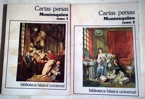 Libro De Montesquieu : Cartas Persas (2 Tomos)