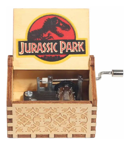 Caja Musical De Madera Jurassic Park