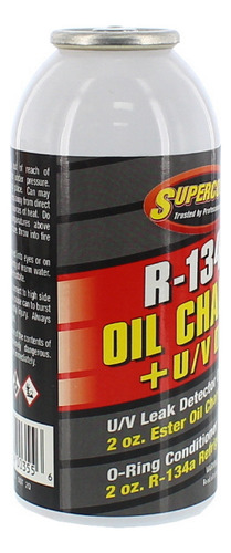 Aceite Tipo Ester Con Uv Detector De Fugas Y R134a 4oz