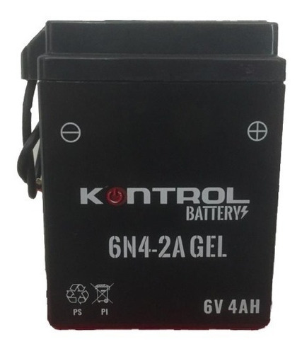 Batería Moto Yamaha V80 Kontrol 6n42a Gel