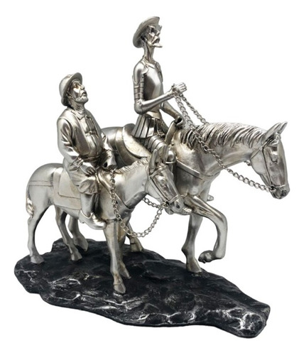 Don Quijote Y Sancho Panza Figura Decorativa - S62290